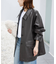 《WEB限定/追加》フェイクレザーブルゾン