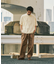 ロールネック クルーネックTシャツ