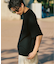 ロールネック クルーネックTシャツ