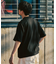 ロールネック クルーネックTシャツ