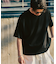 ロールネック クルーネックTシャツ