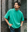 ロールネック クルーネックTシャツ