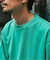 ロールネック クルーネックTシャツ