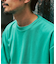 ロールネック クルーネックTシャツ