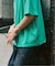 ロールネック クルーネックTシャツ