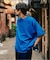 ロールネック クルーネックTシャツ