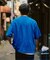 ロールネック クルーネックTシャツ