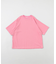 ロールネック クルーネックTシャツ