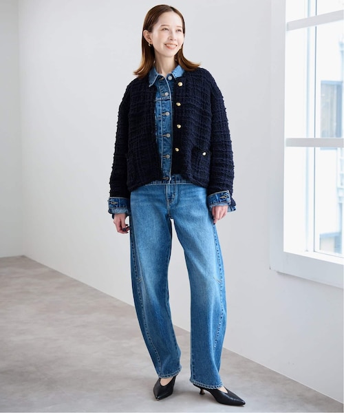 スローブイエナ　ジャケット SLOBE IENA 「SLOBE IENA」 テーラードジャケット FREE ネイビー