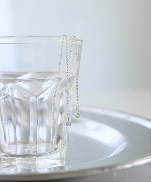 unique/ユニーク SLOBE別注 ダイヤモンドチェーンピアス｜フォー