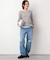 《追加6/一部カラーWEB・店舗限定》miller  SLOBE別注 SHEER RIB クルーネック