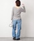 《追加6/一部カラーWEB・店舗限定》miller  SLOBE別注 SHEER RIB クルーネック
