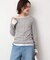 《追加6/一部カラーWEB・店舗限定》miller  SLOBE別注 SHEER RIB クルーネック