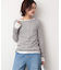《追加6/一部カラーWEB・店舗限定》miller  SLOBE別注 SHEER RIB クルーネック