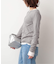 《追加6/一部カラーWEB・店舗限定》miller  SLOBE別注 SHEER RIB クルーネック