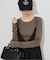 《追加6/一部カラーWEB・店舗限定》miller  SLOBE別注 SHEER RIB クルーネック