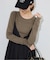 《追加6/一部カラーWEB・店舗限定》miller  SLOBE別注 SHEER RIB クルーネック