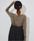 《追加6/一部カラーWEB・店舗限定》miller  SLOBE別注 SHEER RIB クルーネック