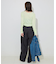 《追加6/一部カラーWEB・店舗限定》miller  SLOBE別注 SHEER RIB クルーネック