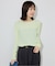 《追加6/一部カラーWEB・店舗限定》miller  SLOBE別注 SHEER RIB クルーネック