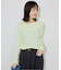 《追加6/一部カラーWEB・店舗限定》miller  SLOBE別注 SHEER RIB クルーネック