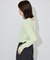 《追加6/一部カラーWEB・店舗限定》miller  SLOBE別注 SHEER RIB クルーネック