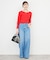 《追加6/一部カラーWEB・店舗限定》miller  SLOBE別注 SHEER RIB クルーネック