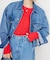 《追加6/一部カラーWEB・店舗限定》miller  SLOBE別注 SHEER RIB クルーネック