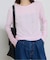 《追加6/一部カラーWEB・店舗限定》miller  SLOBE別注 SHEER RIB クルーネック