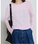 《追加6/一部カラーWEB・店舗限定》miller  SLOBE別注 SHEER RIB クルーネック