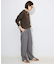 パウダーツイルイージーテーパードパンツ
