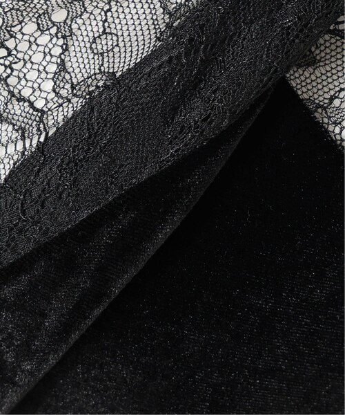 追加》miller/ミラー SLOBE別注 ベロアレースミャミソール｜フォー