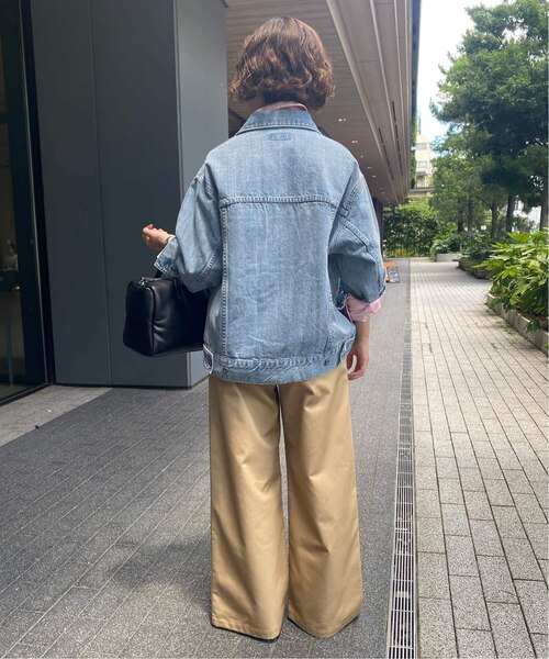 LE DENIM BIG TRUCKERジャケット｜フォーワンセブン スローブイエナの