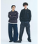 FRED PERRY / フレッドペリー417別注 ハーフジップ リブカラースウェット