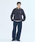 FRED PERRY / フレッドペリー417別注 ハーフジップ リブカラースウェット