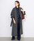 souple wool ダブルフェイスロングコート