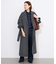 souple wool ダブルフェイスロングコート