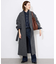 souple wool ダブルフェイスロングコート