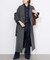 souple wool ダブルフェイスロングコート