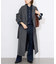 souple wool ダブルフェイスロングコート