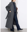 souple wool ダブルフェイスロングコート