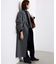 souple wool ダブルフェイスロングコート