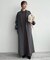 souple wool ダブルフェイスロングコート