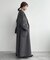 souple wool ダブルフェイスロングコート