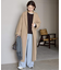 souple wool ダブルフェイスロングコート