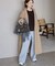 souple wool ダブルフェイスロングコート