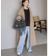 souple wool ダブルフェイスロングコート
