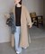 souple wool ダブルフェイスロングコート