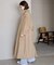 souple wool ダブルフェイスロングコート