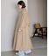 souple wool ダブルフェイスロングコート